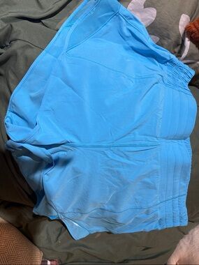 lululemon athletica Women's Athletic Shorts - Bright Blue, hotty hot shorts 2.5”